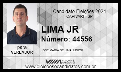 Candidato LIMA JR 2024 - CAPIVARI - Eleições