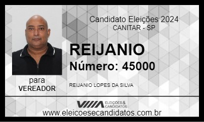 Candidato REIJANIO  2024 - CANITAR - Eleições