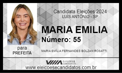 Candidato MARIA EMILIA ROSATTI 2024 - LUÍS ANTÔNIO - Eleições