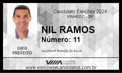 Candidato NIL RAMOS 2024 - VINHEDO - Eleições