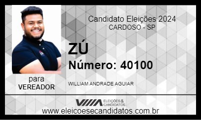 Candidato ZÚ 2024 - CARDOSO - Eleições