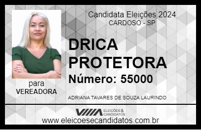 Candidato DRICA PROTETORA 2024 - CARDOSO - Eleições