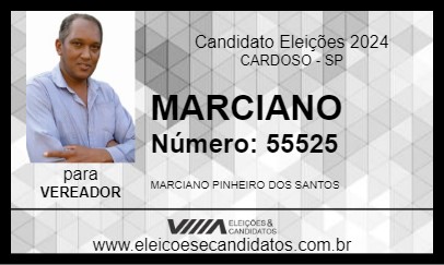 Candidato MARCIANO 2024 - CARDOSO - Eleições