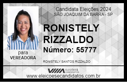 Candidato RONISTELY RIZZALDO 2024 - SÃO JOAQUIM DA BARRA - Eleições