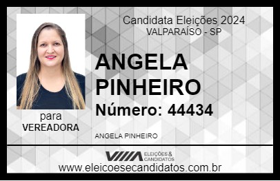 Candidato ANGELA PINHEIRO 2024 - VALPARAÍSO - Eleições