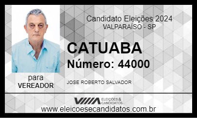 Candidato CATUABA 2024 - VALPARAÍSO - Eleições