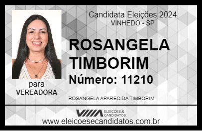 Candidato RO TIMBORIM 2024 - VINHEDO - Eleições