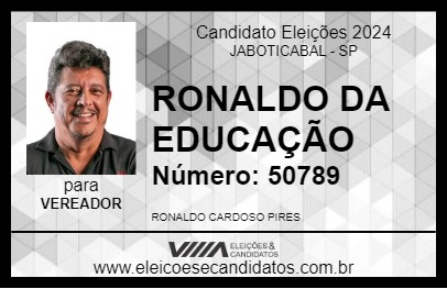 Candidato RONALDO 2024 - JABOTICABAL - Eleições