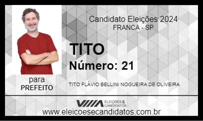 Candidato TITO 2024 - FRANCA - Eleições