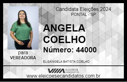 Candidato ANGELA COELHO 2024 - PONTAL - Eleições