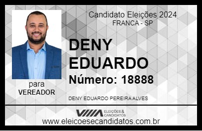 Candidato DENY EDUARDO 2024 - FRANCA - Eleições