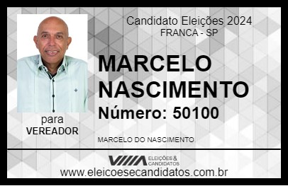 Candidato MARCELO NASCIMENTO 2024 - FRANCA - Eleições