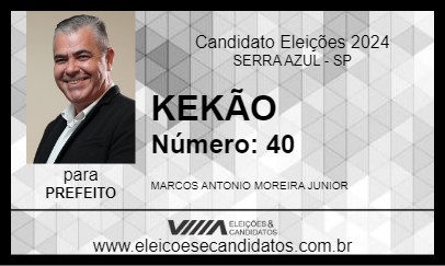 Candidato KEKÃO 2024 - SERRA AZUL - Eleições