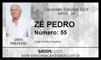 Candidato ZÉ PEDRO 2024 - NIPOÃ - Eleições