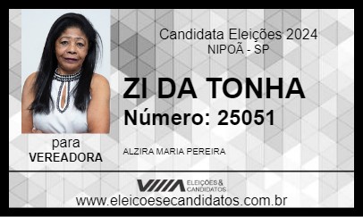 Candidato ZI DA TONHA 2024 - NIPOÃ - Eleições