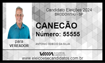 Candidato CANECÃO 2024 - BRODOWSKI - Eleições