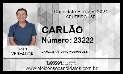 Candidato CARLÃO 2024 - CRUZEIRO - Eleições