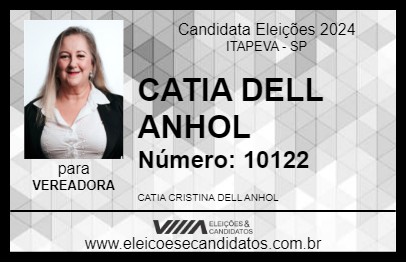 Candidato CATIA DELL ANHOL 2024 - ITAPEVA - Eleições