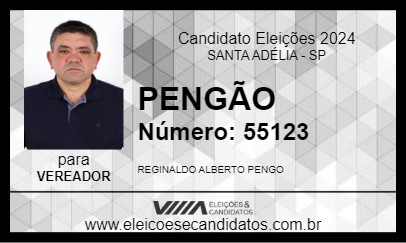 Candidato PENGÃO 2024 - SANTA ADÉLIA - Eleições