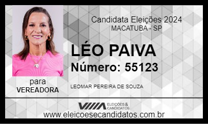 Candidato LÉO PAIVA 2024 - MACATUBA - Eleições