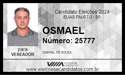 Candidato OSMAEL 2024 - ELIAS FAUSTO - Eleições