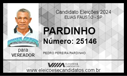 Candidato PARDINHO 2024 - ELIAS FAUSTO - Eleições