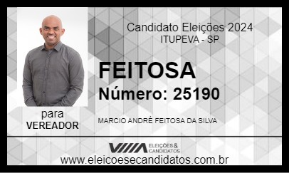 Candidato CABO FEITOSA 2024 - ITUPEVA - Eleições