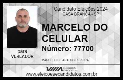 Candidato MARCELO DO CELULAR 2024 - CASA BRANCA - Eleições