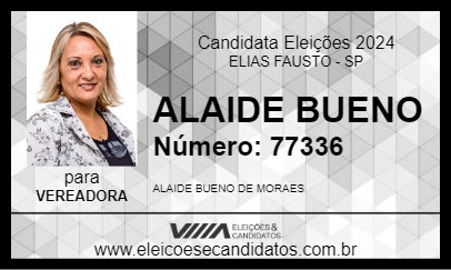 Candidato ALAIDE BUENO 2024 - ELIAS FAUSTO - Eleições