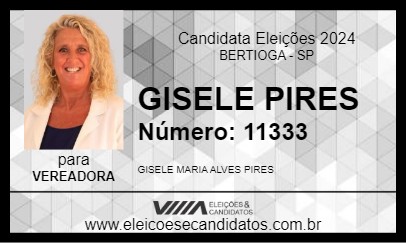 Candidato GISELE PIRES 2024 - BERTIOGA - Eleições