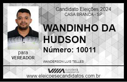 Candidato WANDINHO DA HUDSON 2024 - CASA BRANCA - Eleições