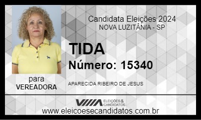 Candidato TIDA 2024 - NOVA LUZITÂNIA - Eleições