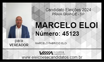 Candidato MARCELO ELOI 2024 - PRAIA GRANDE - Eleições