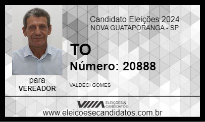 Candidato TO 2024 - NOVA GUATAPORANGA - Eleições