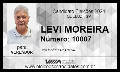 Candidato LEVI MOREIRA 2024 - QUELUZ - Eleições