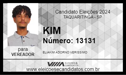 Candidato KIM 2024 - TAQUARITINGA - Eleições