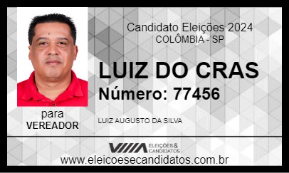 Candidato LUIZ PSICÓLOGO 2024 - COLÔMBIA - Eleições