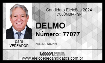 Candidato DELMO 2024 - COLÔMBIA - Eleições