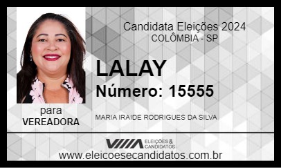 Candidato LALAY 2024 - COLÔMBIA - Eleições