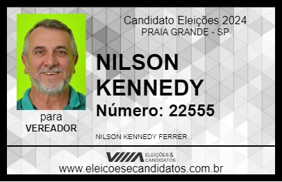 Candidato NILSON KENNEDY 2024 - PRAIA GRANDE - Eleições