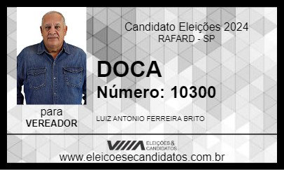 Candidato DOCA 2024 - RAFARD - Eleições