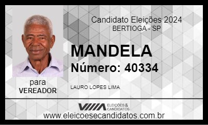 Candidato MANDELA 2024 - BERTIOGA - Eleições