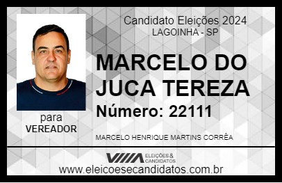 Candidato MARCELO DO JUCA TEREZA 2024 - LAGOINHA - Eleições