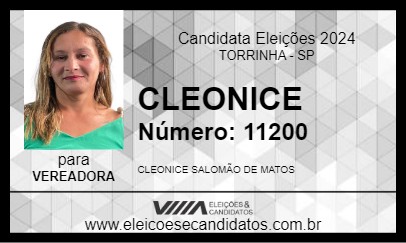 Candidato CLEONICE 2024 - TORRINHA - Eleições