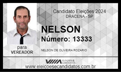 Candidato NELSON 2024 - DRACENA - Eleições