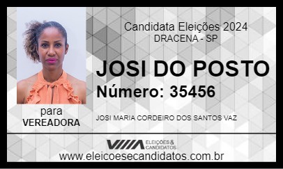 Candidato JOSI DO POSTO 2024 - DRACENA - Eleições