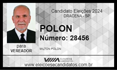 Candidato POLON 2024 - DRACENA - Eleições