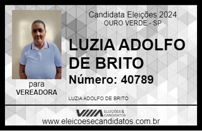 Candidato LUZIA 2024 - OURO VERDE - Eleições