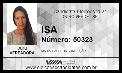 Candidato ISA 2024 - OURO VERDE - Eleições