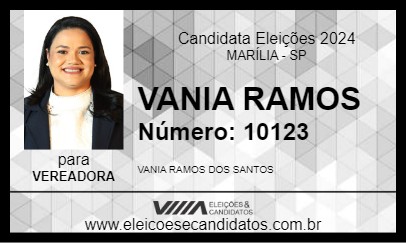 Candidato VANIA RAMOS 2024 - MARÍLIA - Eleições